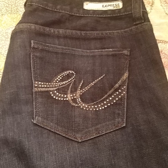 Dark wash blue woman's Jean - Picture 6 of 8